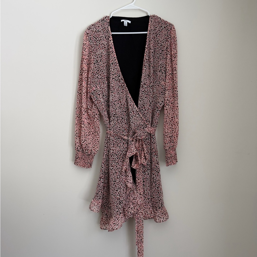Bar III Floral Wrap Dress – Size XXL – Flowy & Flattering